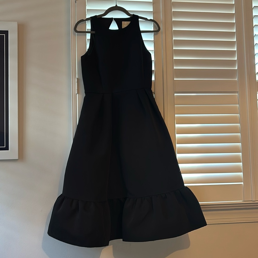 Black Kate Spade Midi Dress- size 2